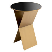 Side Table Fitch L brushed brass finish