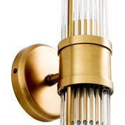 Wall Lamp Claridges Double antique brass finish