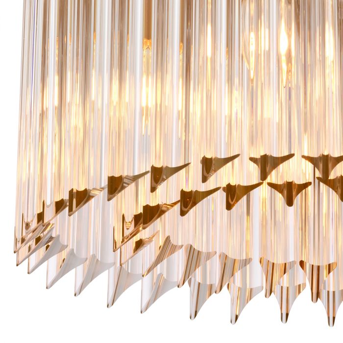 Ceiling Lamp Evina antique brass finish