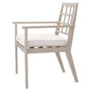 Outdoor Dining Chair Cap-Ferrat sand sunbrella canvas