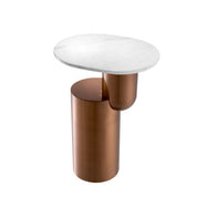 Side Table Tosca brushed copper finish