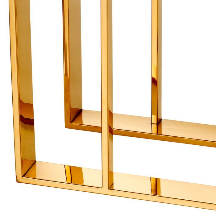 Side Table Pierre gold finish