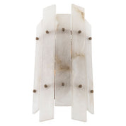Wall Lamp Ruby antique brass finish alabaster