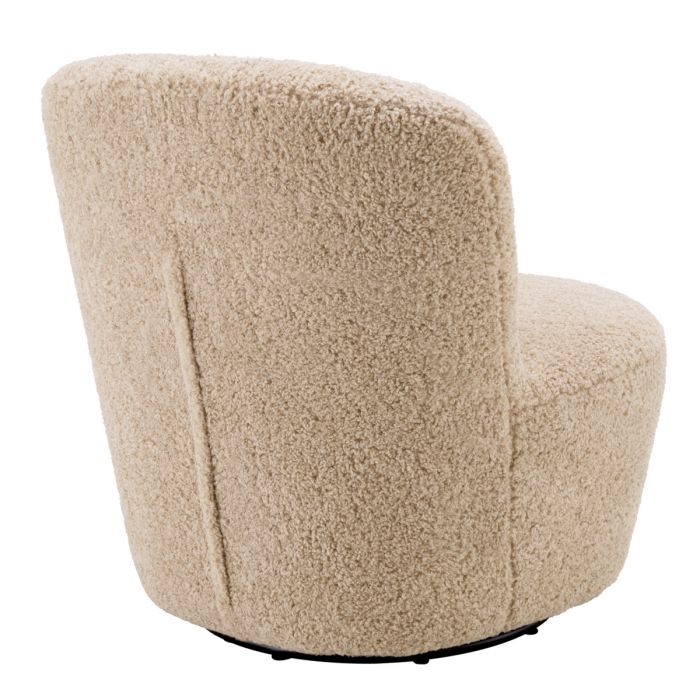 Swivel Chair Doria canberra sand
