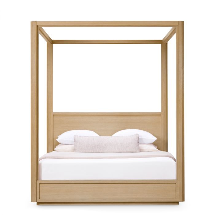 Canopy Bed Tribeca natural oak veneer