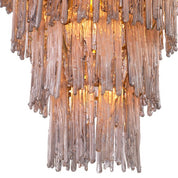 Chandelier Saint Roch L light brushed brass finish
