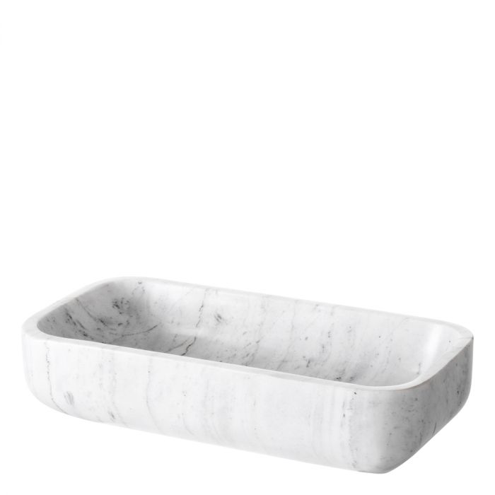 Bowl Vioujard white marble
