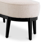 Banco Jarrett bouclé crema