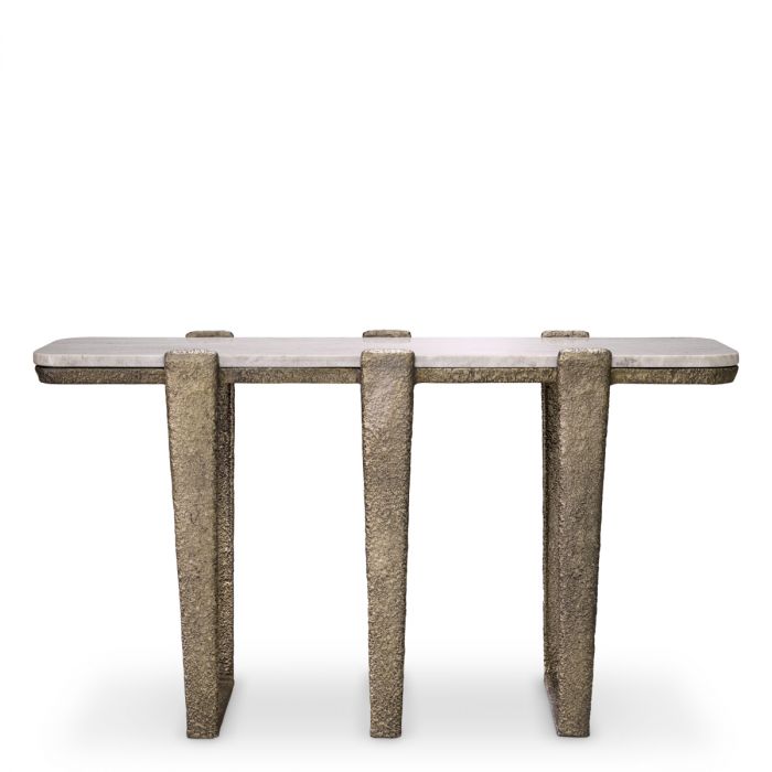 Console Table Orinda antique brass finish