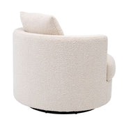 Swivel Chair Felix bouclé cream