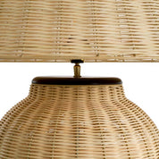 Table Lamp Dupoint natural rattan incl shade