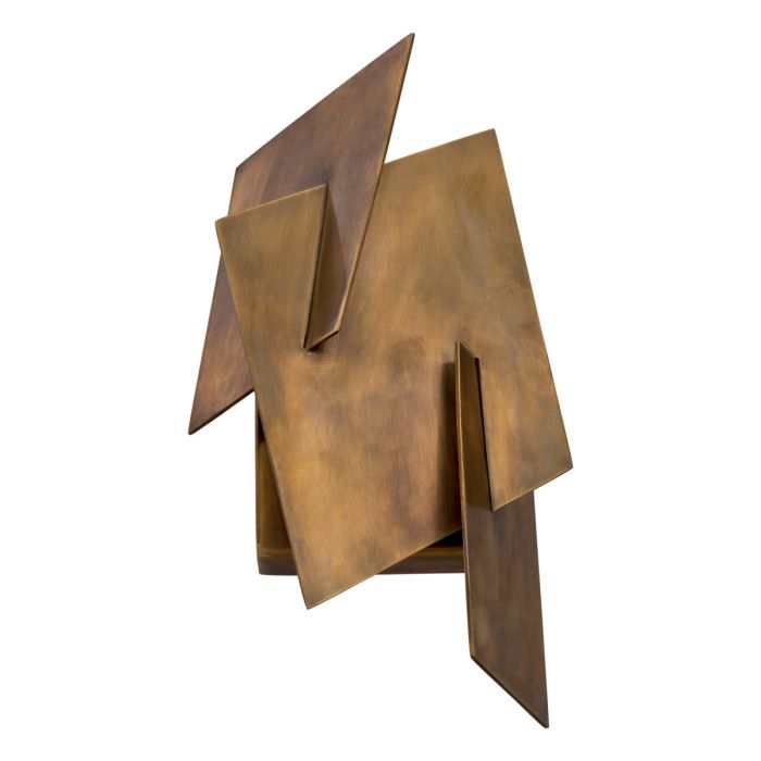 Wall Lamp Origami vintage brass finish