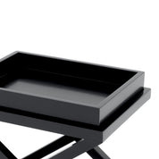 Side Table McArthur waxed black finish