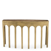 Console Table Gardini vintage brass finish