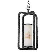 Lámpara de araña San Lorenzo con acabado en bronce.