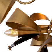 Chandelier Corrientes antique brass finish