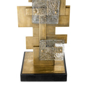 Floor Lamp Langham vintage brass finish