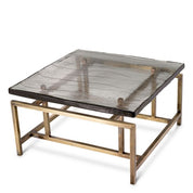 Coffee Table Schlumberg vintage brass finish