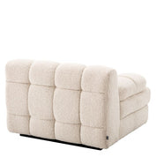Sofá modular Dean bouclé crema - Izquierda