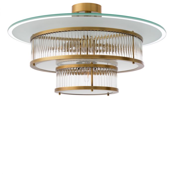 Ceiling Lamp Frederic antique brass finish