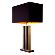 Table Lamp Belize vintage brass finish incl shade