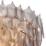Chandelier Verbier L light brushed brass finish