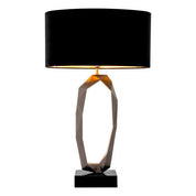Table Lamp Santos gunmetal finish incl shade