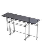 Mesa consola Quinn acero inoxidable pulido