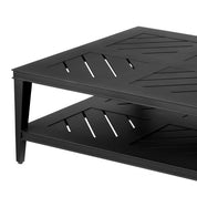 Outdoor Coffee Table Bell Rive rectangular black