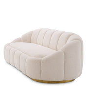 Sofá Inger bouclé crema