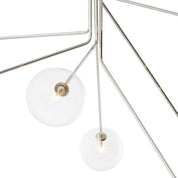 Chandelier Topaz nickel finish