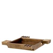 Ashtray Mack vintage brass finish