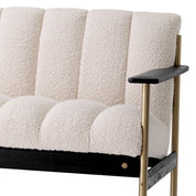 Sofá Elan bouclé crema
