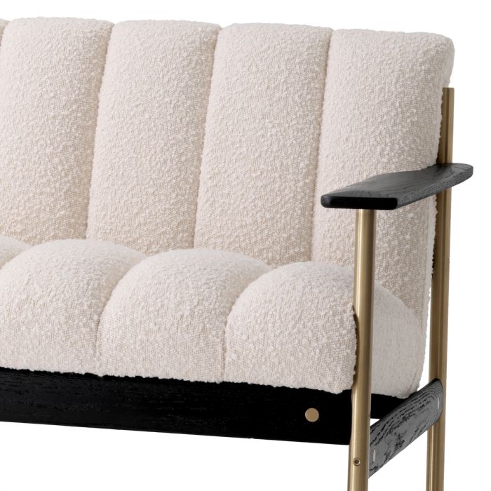 Sofá Elan bouclé crema