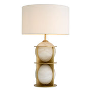 Table Lamp Eternity antique brass finish incl shade