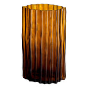Vase Vivente S amber glass