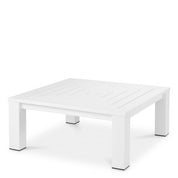 Mesa de centro de exterior Vistamar blanco mate