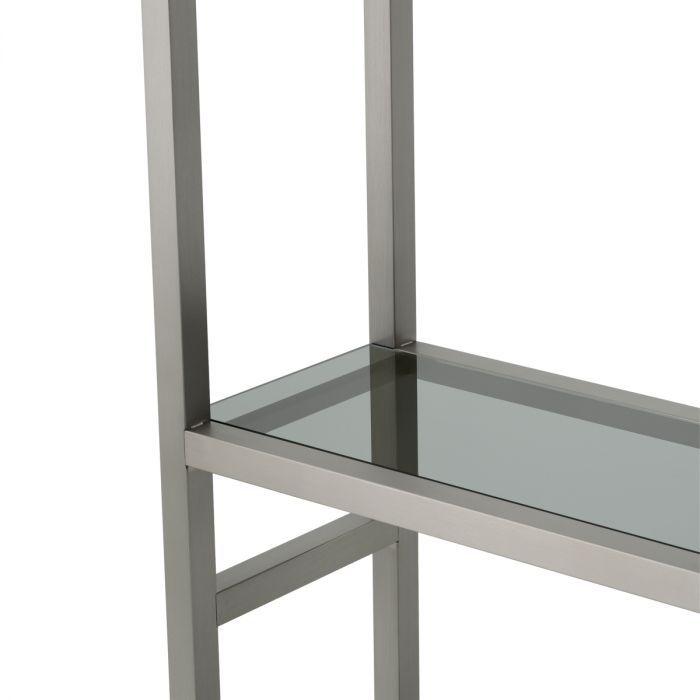 Gabinete Corrado II acabado acero cepillado