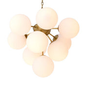 Chandelier Icaro antique brass finish