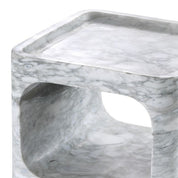 Side Table Adler white marble