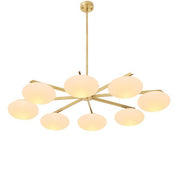 Chandelier Evergreen double antique brass finish