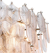 Chandelier Verbier L nickel finish