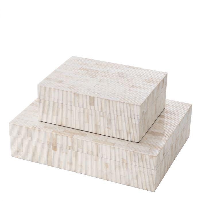 Caja Scoop S hueso natural