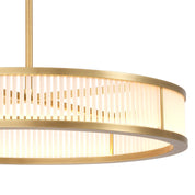 Chandelier Thibaud 70 cm antique brass finish