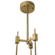 Chandelier Bellano S light brushed brass finish
