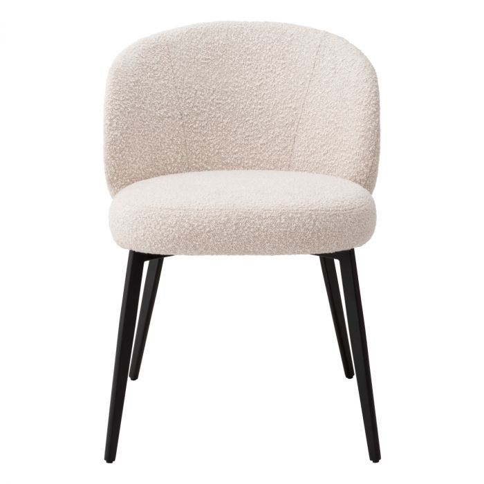 Dining Chair Lloyd bouclé cream set of 2