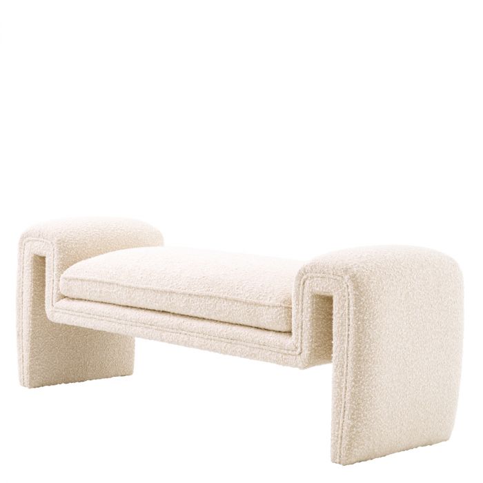Banco Tondo S bouclé crema