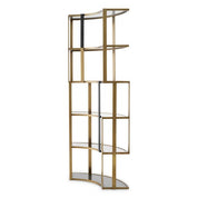 Mueble Clio Corner acabado latón cepillado