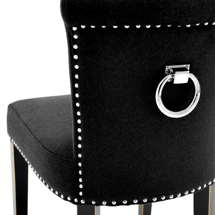 Dining Chair Key Largo black cashmere