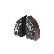 Sujetalibros Opia madera petrificada juego de 2